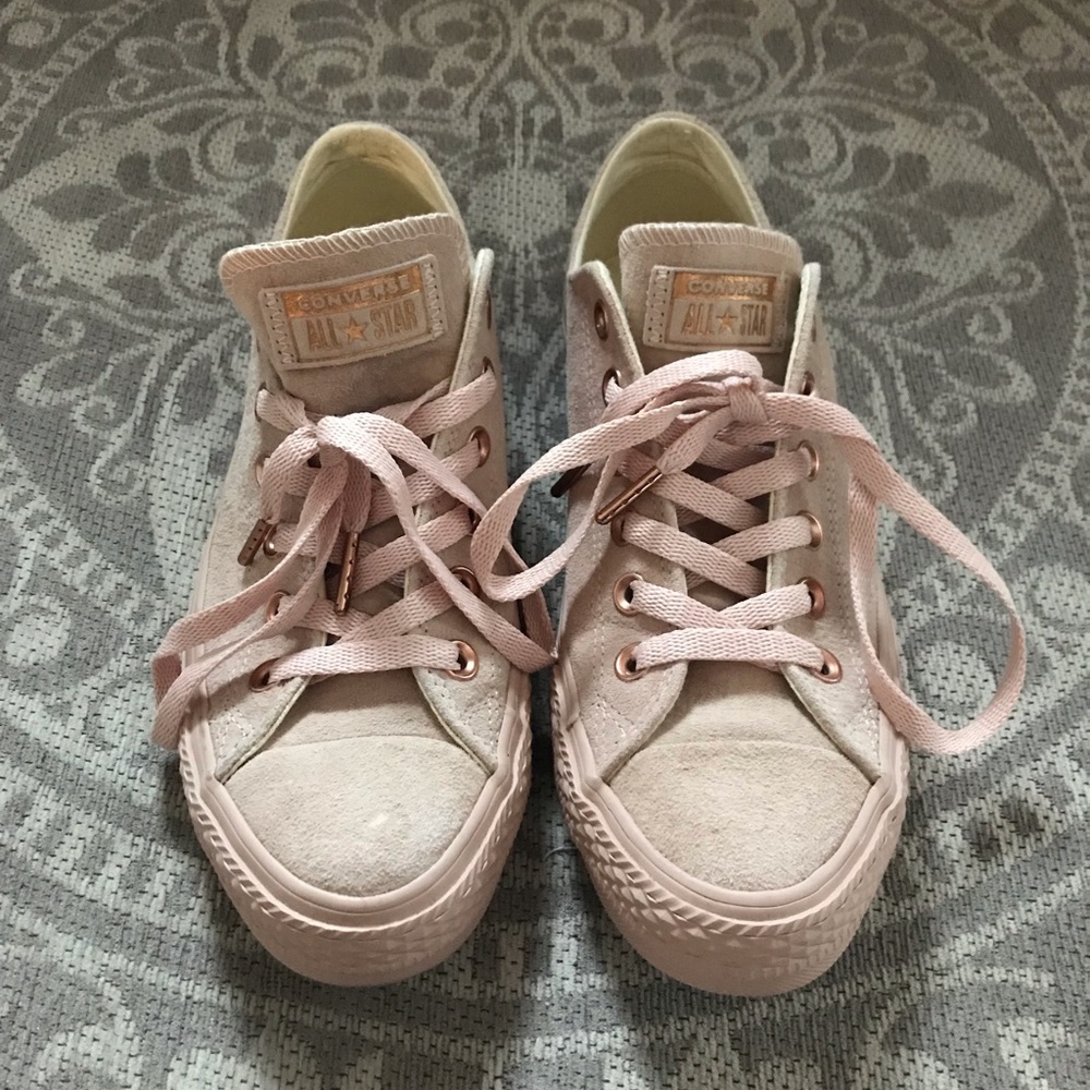 Converse All Star Rose Gold size 8